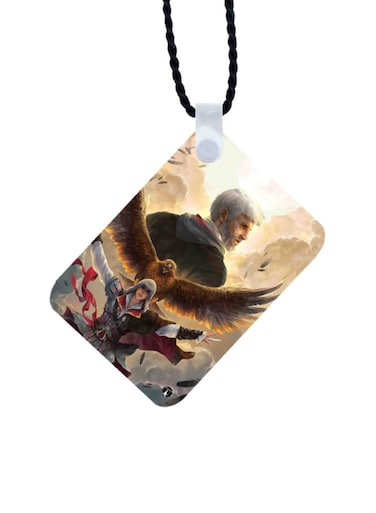 Assassin's Creed Printed Car Mirror Pendant
