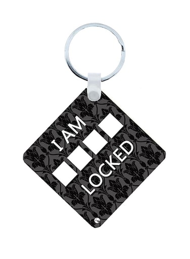 Sherlock Holmes Wooden Keychain