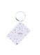 Space Printed Keychain Blue/Beige