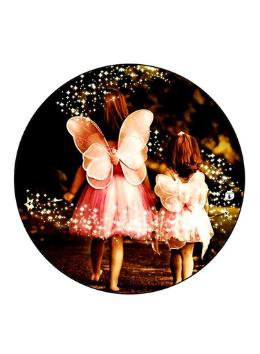 Girls Printed Fridge Magnet Multicolour