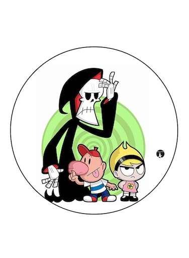 Grim Adventures Of Billy And Mandy Printed Fridge Magnet Multicolour