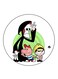 Grim Adventures Of Billy And Mandy Printed Fridge Magnet Multicolour