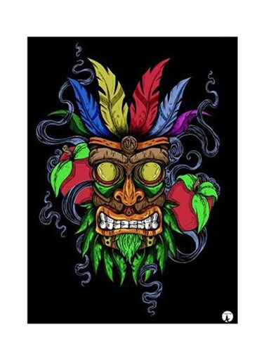 Video Game Crash Metal Plate Poster Multicolour 15x20centimeter
