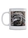 Typography Art Printed Mug White/Black/Brown