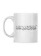 Ceramic Printed Mug White/Black