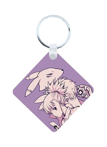 Digimon Anime Wooden Keychain