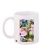 Girls Printed Coffee Mug White/Pink/Green 11ounce