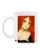 Cartoon Girl Printed Coffee Mug White/Brown/Beige