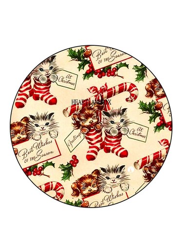 Cats Printed Fridge Magnet Multicolour