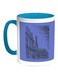 Drawing Of Paris Printed Coffee Mug Blue/White 11ounce