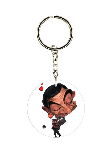 Mr Bean Printed Keychain