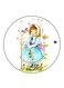 Vintage Art Printed Fridge Magnet Multicolour