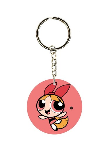 Cartoon Printed Dual Sided Keychain