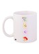 Cartoon Printed Coffee Mug White/Yellow/Red 11ounce