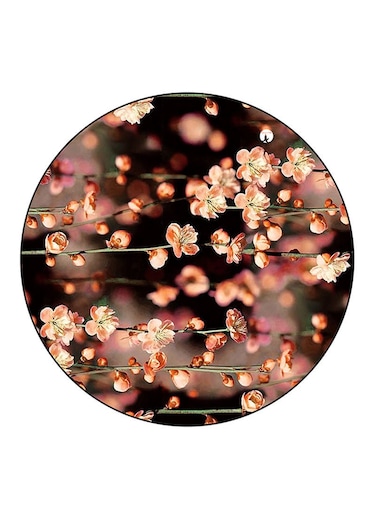 Lights Printed Fridge Magnet Round Multicolour