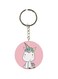Unicorn Printed Single Sided Keychain