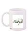 Duck Printed Coffee Mug White/Green/Blue 11ounce
