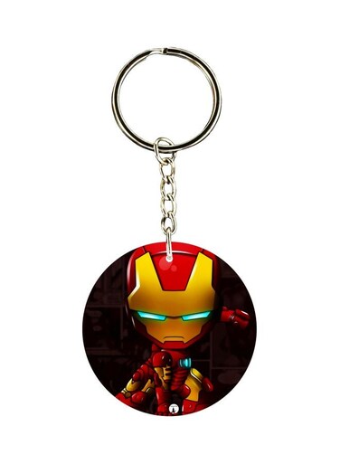Iron Man Dual Sided Keychain