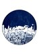 City Printed Fridge Magnet Multicolour