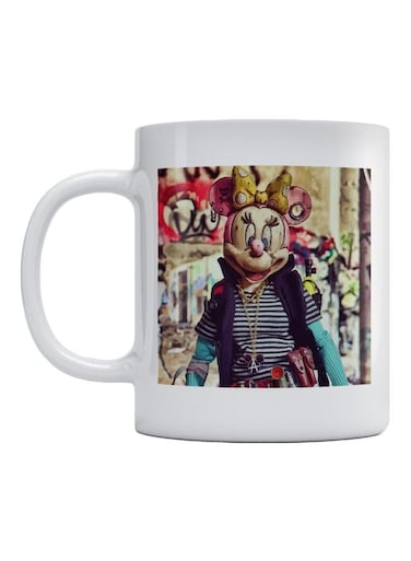 Minnie Mouse Printed Mug White/Purple/Red