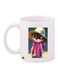 Cartoon Printed Coffee Mug White/Pink/Brown 11ounce