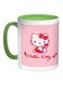 Hello Kitty Printed Coffee Mug White/Pink/Green