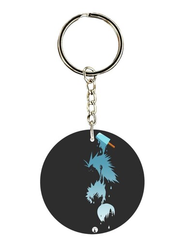 Double Sided Kingdom Hearts Printed Keychain