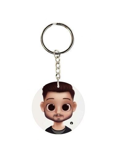 Cartoon Themed Single Sided Key Chain
