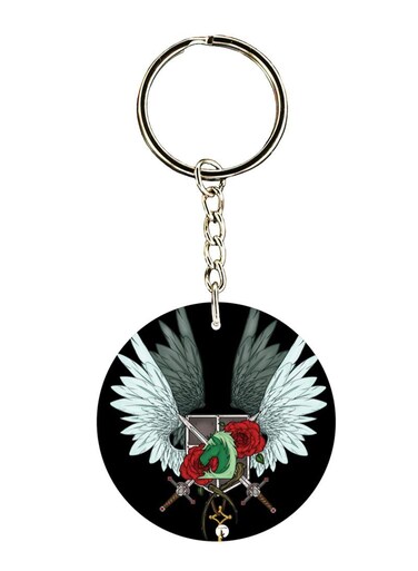 Anime Attack On Titan Printed Keychain