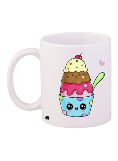 Printed Coffee Mug Multicolour