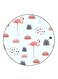 Flamingos Printed Fridge Magnet Multicolour