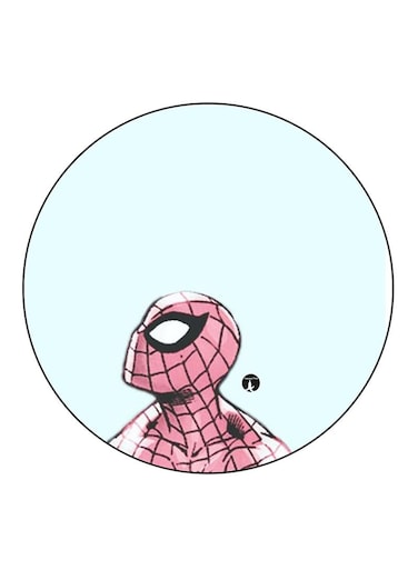 Spiderman Printed Fridge Magnet Multicolour