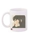 Girl Printed Coffee Mug White/Beige/Grey