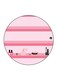 Makeup Printed Fridge Magnet Multicolour 5.5 x 5.5cm