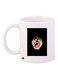 Cartoon Printed Coffee Mug White/Beige/Brown 11ounce
