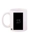 Number 13 Printed Mug White/Black