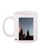 Printed Coffee Mug White/Blue/Black 11ounce