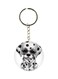 Double Sided Cat Printed Keychain