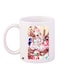 Anime Girl Printed Coffee Mug White/Pink/Beige 11ounce