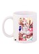 Anime Girl Printed Coffee Mug White/Pink/Beige 11ounce