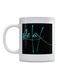 Relax Printed Ceramic Mug White/Black/Blue