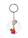 Cartoon Printed Dual Sided Keychain