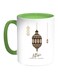Ramadan Kareem Printed Coffee Mug Green/White/Brown