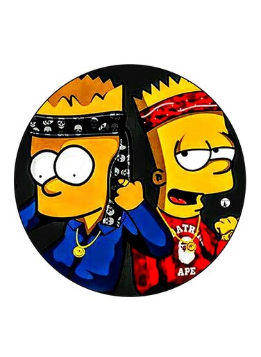 Simpsons Printed Fridge Magnet Multicolour