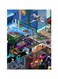 City Metal Plate Poster Multicolour 15x20cm