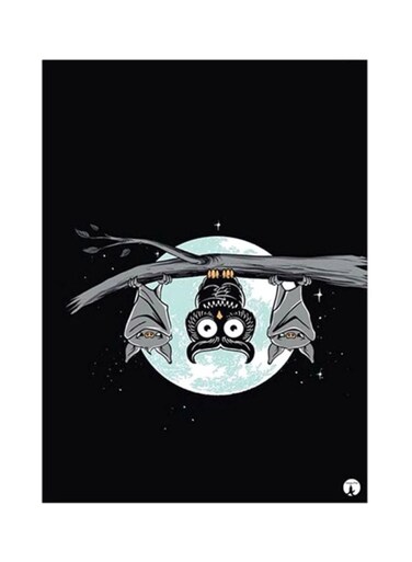 Animals Metal Plate Poster Multicolour 15x20cm