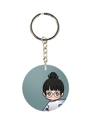 Printed Single Sided Keychain