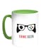 Game Geek Printed Coffee Mug White/Green 11ounce