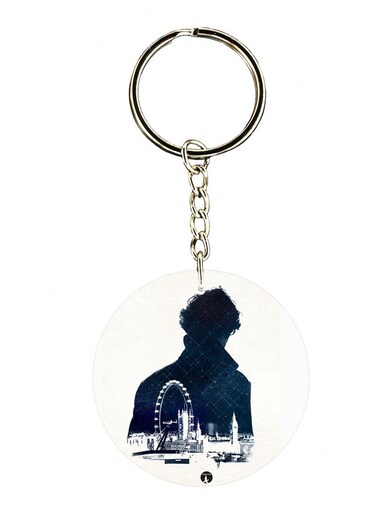 The TV Show Sherlock Double Side Printed Keychain