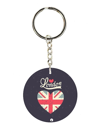 English Phrases Double Side Printed Keychain